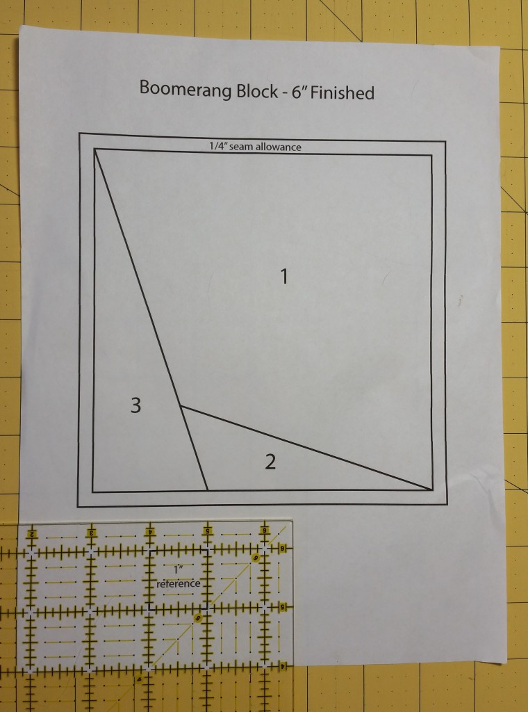 July Quilt Block Lotto - Boomerang! ⋆ Madison Modern Quilt Guild
